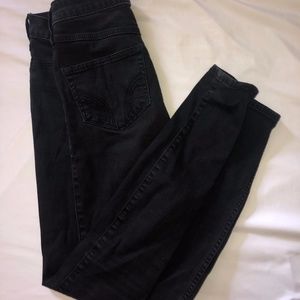 Black Hollister Skinny Jeans